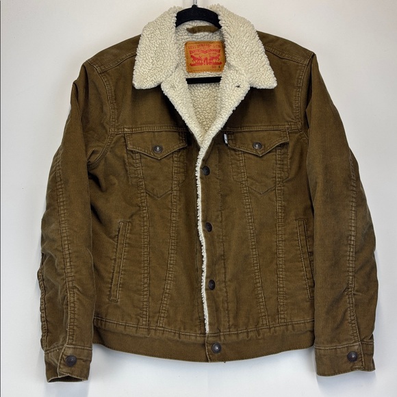 LEVI’s Corduroy Sherpa Lined Jacket Size Small